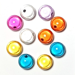 Plastové korálky 10mm"03374"10ks/bal